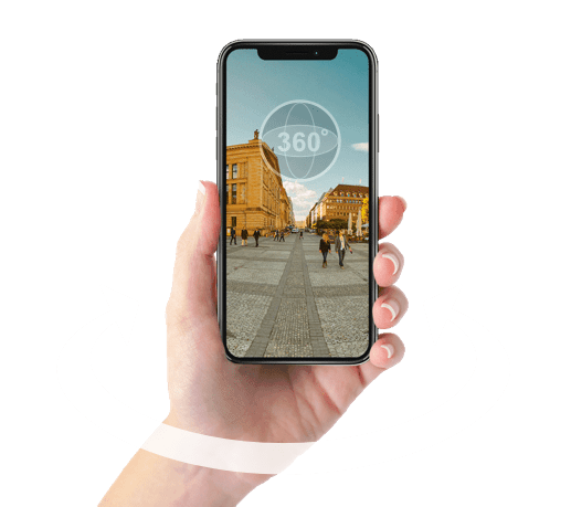 Stadtportal IntoCities auf einem Handy
