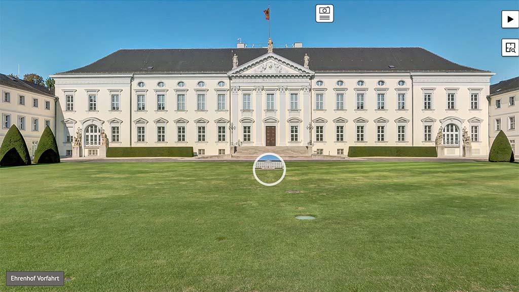 Pop-up Infos in einer 360 Grad Tour