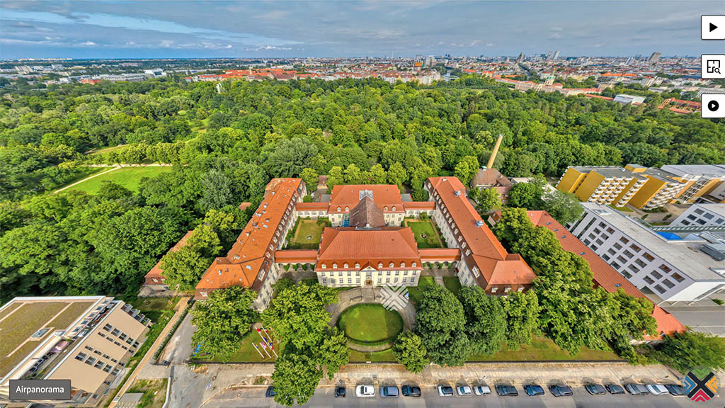 Luftpanorama in einer 360 Grad Tour